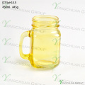 Color Оптовое питьевое стекло с ручкой 450ml 16 унций Mason Jar